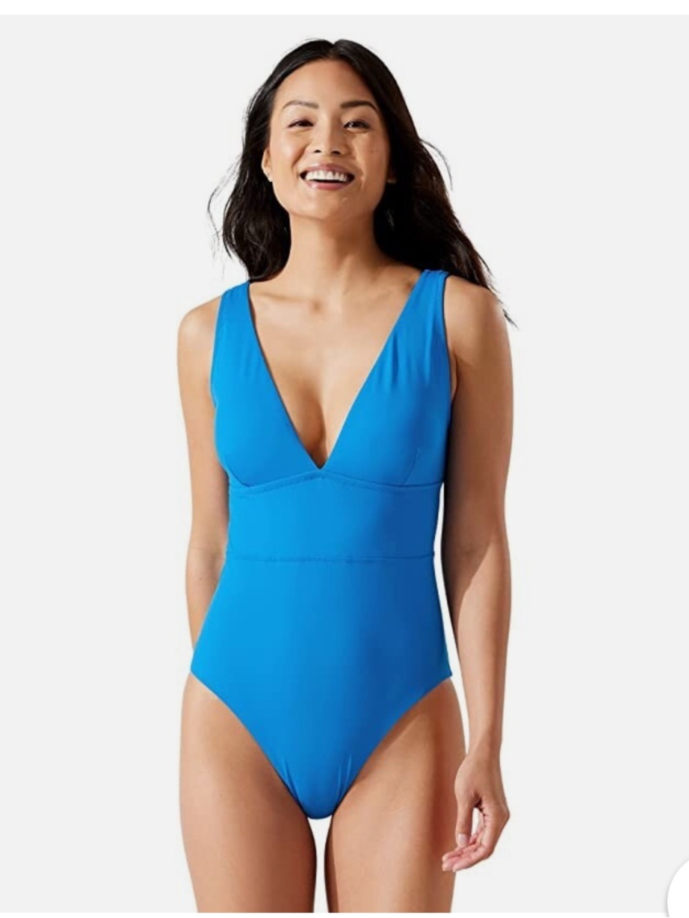 NWT! Tommy Bahama Palm Modern V Neck One Piece Swimsuit, size 6